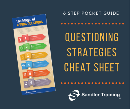 Questioning Strategies Cheat Sheet CTA
Sandler Training Connecticut